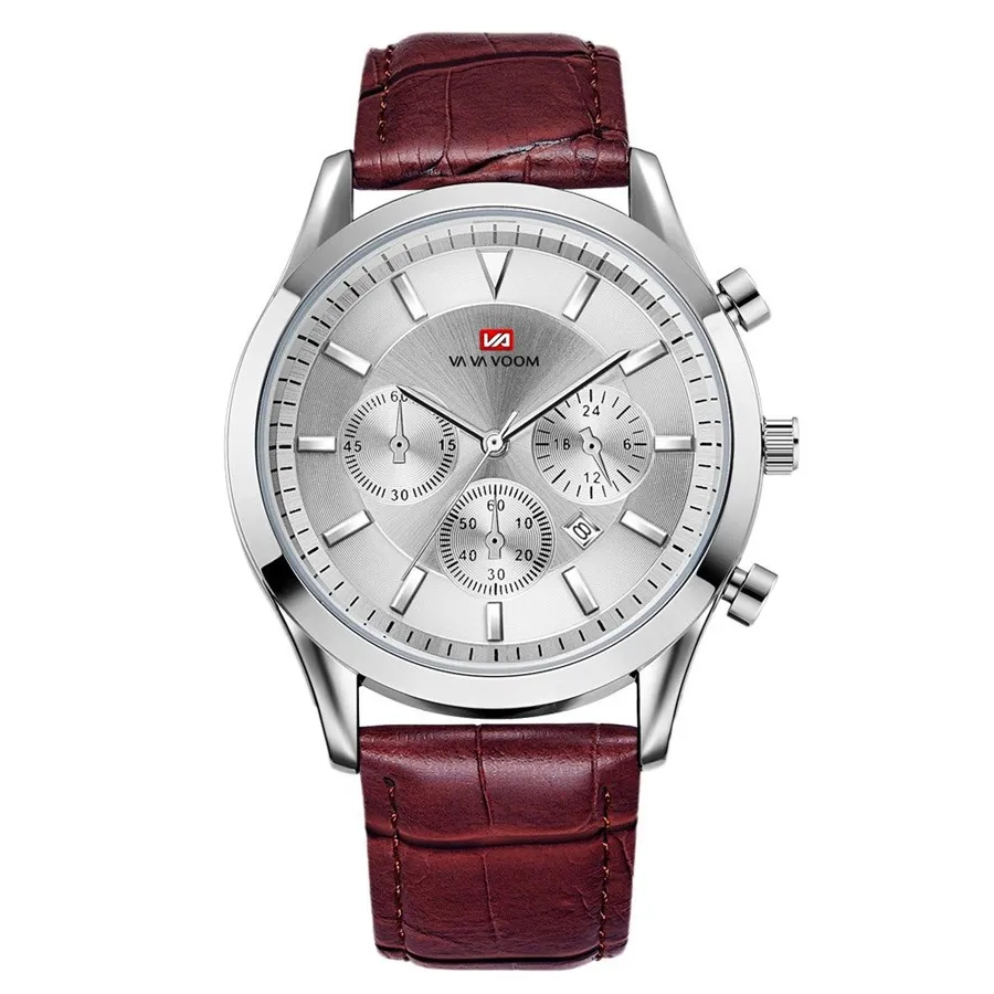 Men's Business Sports Leisure Luxury Watch Waterproof Calendar Quartz Movement Watch, 4 colors
Men's Business Sports Leisure Luxury Watch Waterproof Calendar Quartz Movement Watch, 4 colors