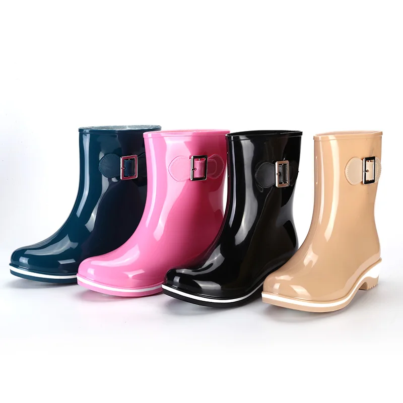 Hot sales Women Design Fashion With Buckle Wellington Female Pvc Rain Boots, Picture
Hot sales Women Design Fashion With Buckle Wellington Female Pvc Rain Boots, Picture