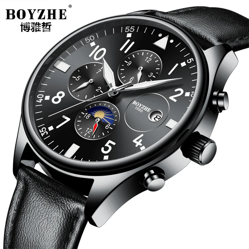 BOYZHE WL003-2P Men genuine leather square case Automatic Mechanical Sports Wrist Watch
BOYZHE WL003-2P Men genuine leather square case Automatic Mechanical Sports Wrist Watch