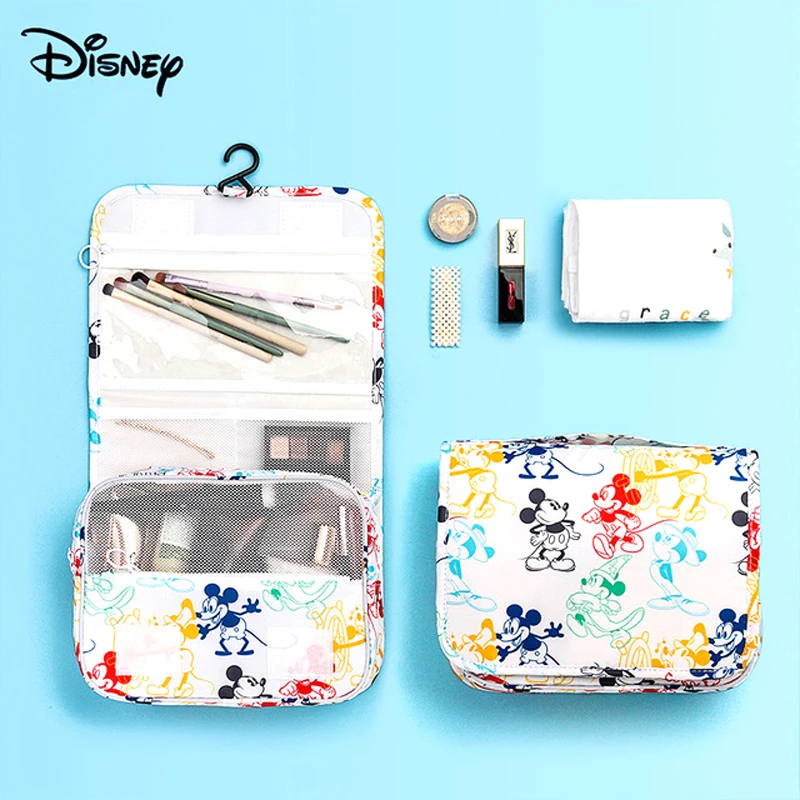 Disney Mickey Mouse Women Hand-held Makeup Bag Large Capacity Cosmetics Multifunctional Travel Portable Storage Bag, As picture
Disney Mickey Mouse Women Hand-held Makeup Bag Large Capacity Cosmetics Multifunctional Travel Portable Storage Bag, As picture