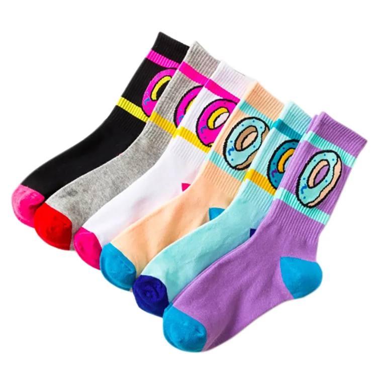 In Stock Colorful Girls Cute Food Donut Socks Casual Novelty Drew Women's Socks, Multi color
In Stock Colorful Girls Cute Food Donut Socks Casual Novelty Drew Women's Socks, Multi color