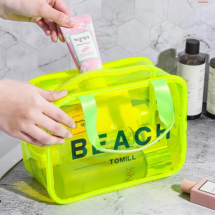 Wholesale custom private label logo luxury waterproof beach zipper eyelash organizer make up pvc clear cosmetic bag, Yellow orange black or customized color
Wholesale custom private label logo luxury waterproof beach zipper eyelash organizer make up pvc clear cosmetic bag, Yellow orange black or customized color