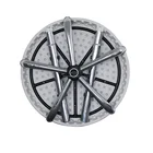 2ft High small round plastic top Bar folding cocktail table