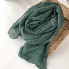 Factory direct sales cotton and linen warm scarf hijab for women