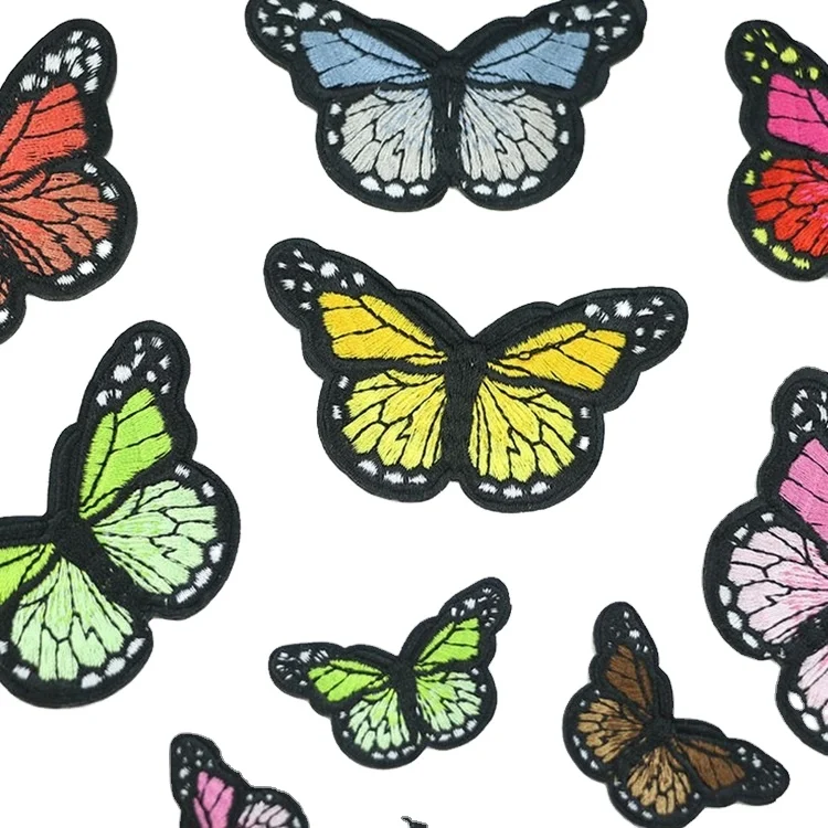 Wholesale 2 Sizes Garment Accessories Butterfly Patch Iron on Embroidery Butterfly Patches for Clothing Decoration, Red/black/white/pink/green/orange/red
Wholesale 2 Sizes Garment Accessories Butterfly Patch Iron on Embroidery Butterfly Patches for Clothing Decoration, Red/black/white/pink/green/orange/red
