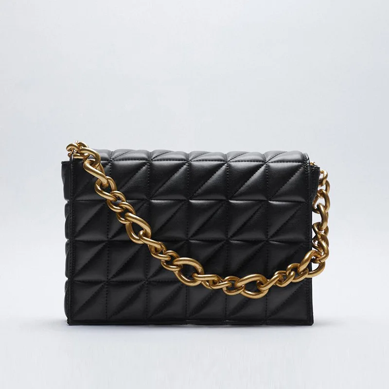Famous Brands Women's Leather Bags New 2021 Thick Chain Quilted Shoulder Purses and Handbags Women Clutch Bags Ladies Hand Bag
Famous Brands Women's Leather Bags New 2021 Thick Chain Quilted Shoulder Purses and Handbags Women Clutch Bags Ladies Hand Bag