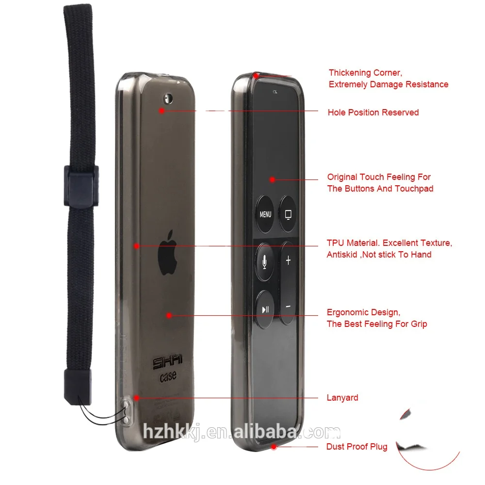 SIKAICASE Hot Sale Wholesale TPU Case For Apple TV Box 4 Remote Control TV, Clear, black
SIKAICASE Hot Sale Wholesale TPU Case For Apple TV Box 4 Remote Control TV, Clear, black