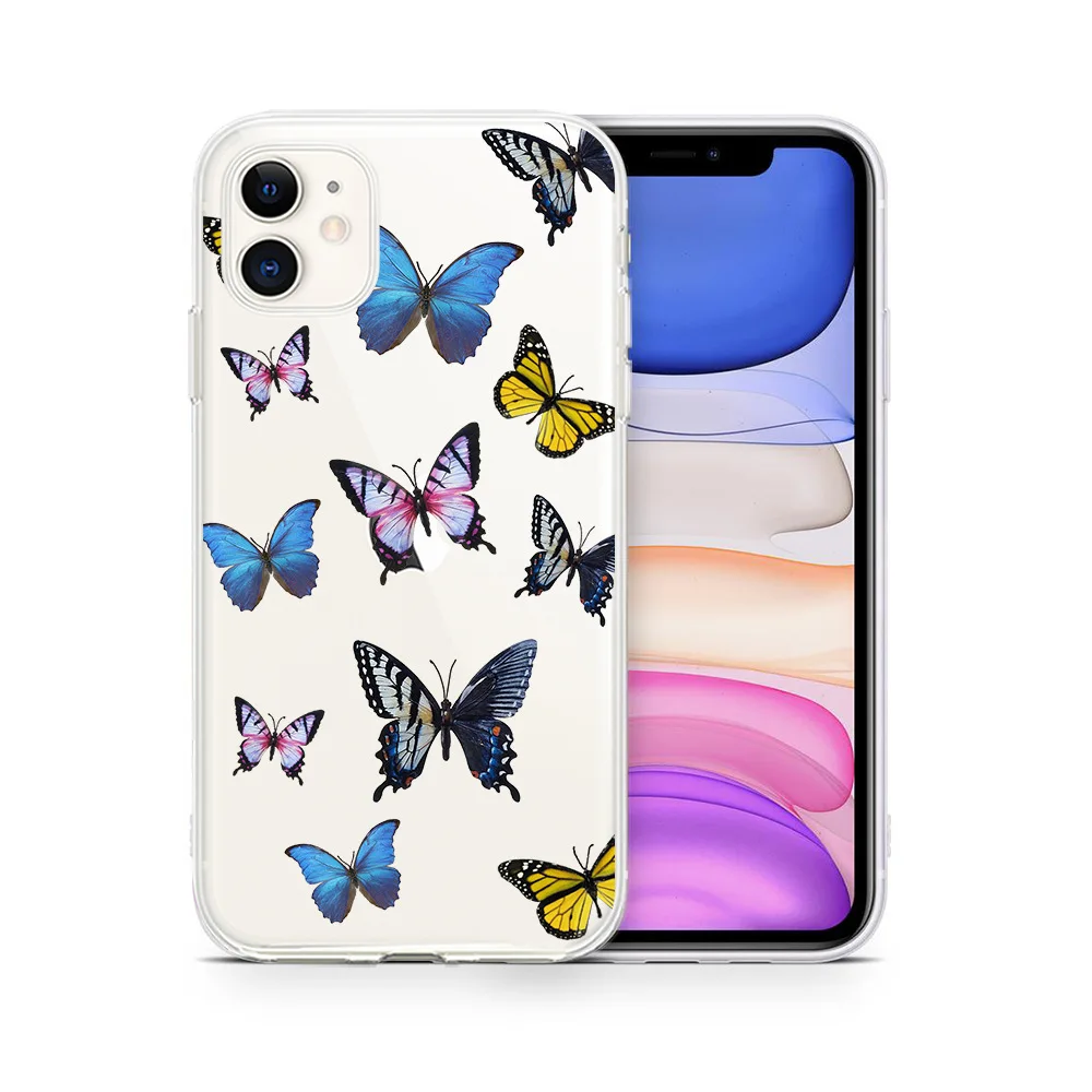 Ins Butterfly Reinforced Corner Air Cushion Shock Absorption Cover Crystal Transparent TPU Phone Cases For iPhone 11 12 Pro Max
Ins Butterfly Reinforced Corner Air Cushion Shock Absorption Cover Crystal Transparent TPU Phone Cases For iPhone 11 12 Pro Max