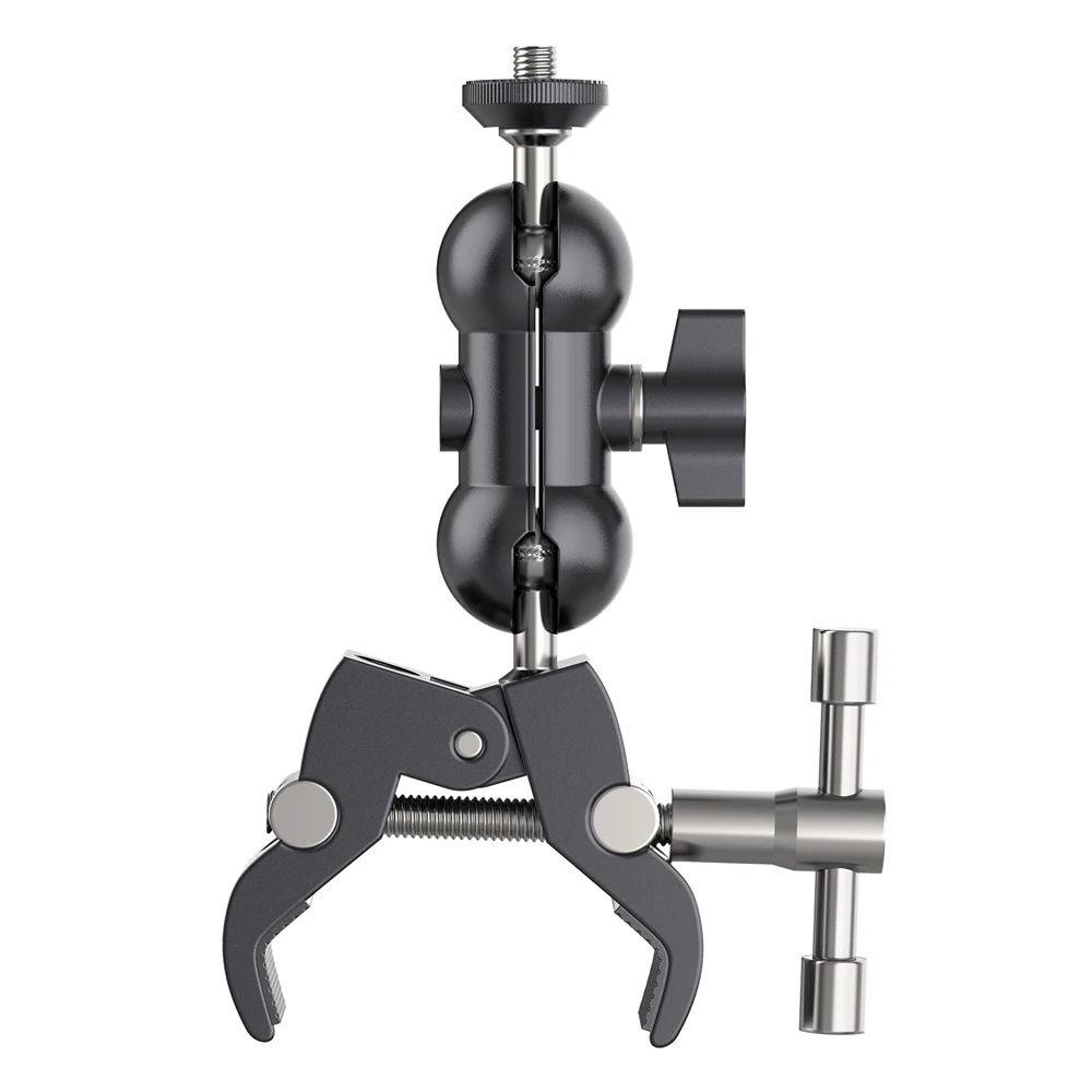 Kaliou Z019 Aluminium alloy Multifunctional Magic Arm Super Clamp Pliers Clip with 1/4" double head Rotating Bracket Mount
Kaliou Z019 Aluminium alloy Multifunctional Magic Arm Super Clamp Pliers Clip with 1/4" double head Rotating Bracket Mount