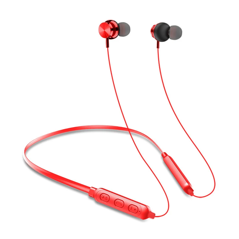 5.0 BT Earphone Sports Neckband Magnetic Wireless Earphones Stereo Earbuds Music Metal Headphones with Mic
5.0 BT Earphone Sports Neckband Magnetic Wireless Earphones Stereo Earbuds Music Metal Headphones with Mic