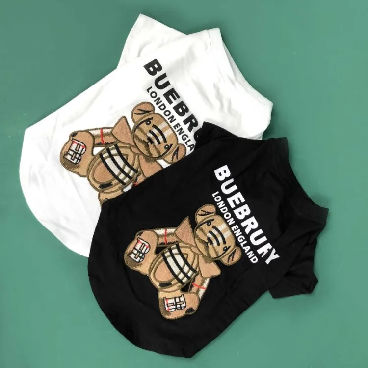 Fashion Luxury Pet Bear T-shirt Cat Dog Pet Summer Cool Clothes Popular Summer Pet Vest Clothing Outwear, As picture
Fashion Luxury Pet Bear T-shirt Cat Dog Pet Summer Cool Clothes Popular Summer Pet Vest Clothing Outwear, As picture