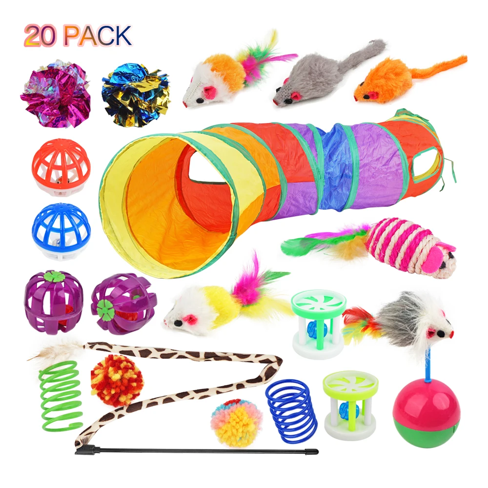 20pieces soft plush Tunnel Balls Fish Feather cat pet Interactive Toys for playing
20pieces soft plush Tunnel Balls Fish Feather cat pet Interactive Toys for playing