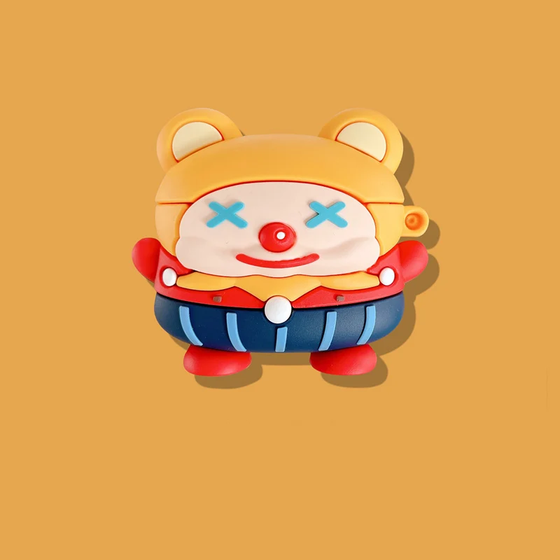 2021 New 3D Cartoon Cute Clown Designers Silicone Cases Cover Protective Funda for Airpods 1 2 for Airpods Pro 
2021 New 3D Cartoon Cute Clown Designers Silicone Cases Cover Protective Funda for Airpods 1 2 for Airpods Pro