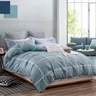 Cross Printed Bedding Duvet Cover Sets Geometric Pattern Duvet Cover Set in Queen Size