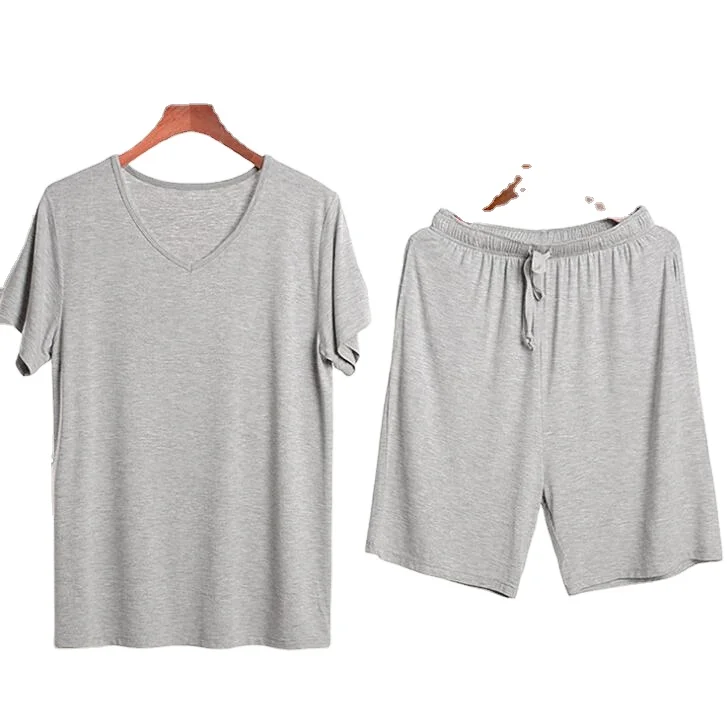 High quality shortsleeve modal plaid pattern soft and comfortable homewear, Grey/white/navy/black
High quality shortsleeve modal plaid pattern soft and comfortable homewear, Grey/white/navy/black