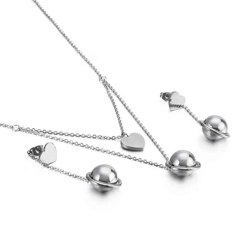 2020 Hot Sale Individual Stainless Pendant Earrings Jewelry Set Necklace, Gold
2020 Hot Sale Individual Stainless Pendant Earrings Jewelry Set Necklace, Gold