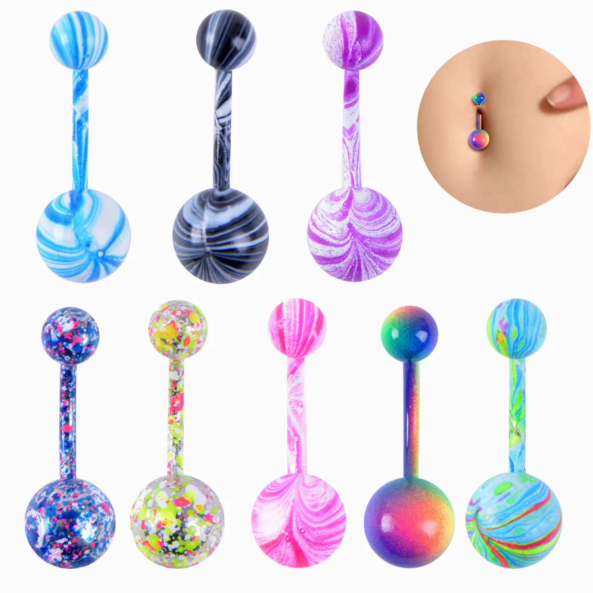 Stainless steel color titanium fake belly ring jewelry belly body button piercing jewelry falso wholesale navel ring
Stainless steel color titanium fake belly ring jewelry belly body button piercing jewelry falso wholesale navel ring