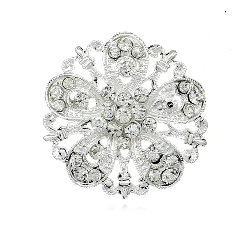 Delicate Attractive Flower Crystal Rhinestone Silver-color Round Hollow out Brooches for Women Brooch Pins Jewelry Accessories
Delicate Attractive Flower Crystal Rhinestone Silver-color Round Hollow out Brooches for Women Brooch Pins Jewelry Accessories