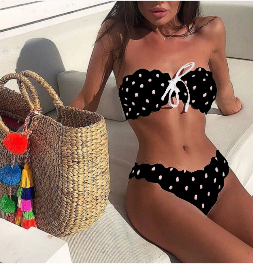 Women's Swimsuit 2021 Hot Sale Polka Dot Printing Sweet Fashion Split Bikini, Picture color
Women's Swimsuit 2021 Hot Sale Polka Dot Printing Sweet Fashion Split Bikini, Picture color