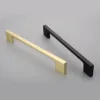 China manufacturer new design unique flat modern design Antique brass cabinet drawer pulls furniture handle