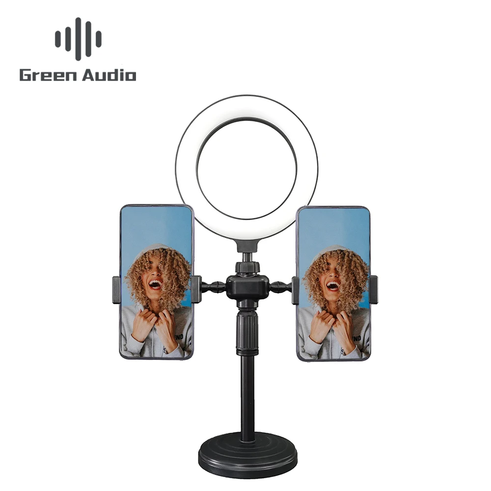 GAZ-130 Multi-function Live Broadcast Beautification Lamp Adjustable Lighting LED Desktop Fill Light Bracket For Live Broadcast, Black
GAZ-130 Multi-function Live Broadcast Beautification Lamp Adjustable Lighting LED Desktop Fill Light Bracket For Live Broadcast, Black