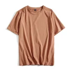 Big and tall men blank crew neck oversized t-shirts custom logo plus size t shirt