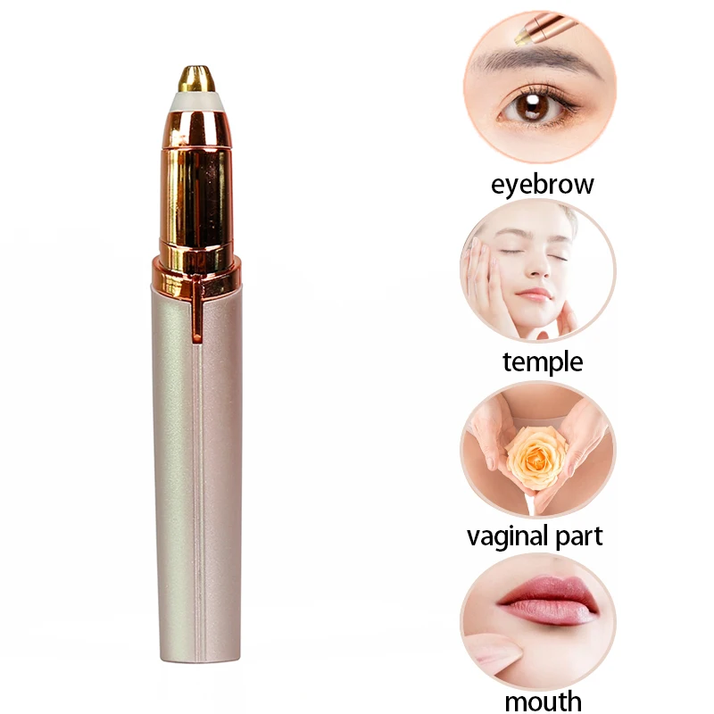 2021 Comfortable Eye Brow Razor USB Rechargeable Fashion Eyebrow Trimmer Pen Electric Eyebrow Trimmer, Gold
2021 Comfortable Eye Brow Razor USB Rechargeable Fashion Eyebrow Trimmer Pen Electric Eyebrow Trimmer, Gold