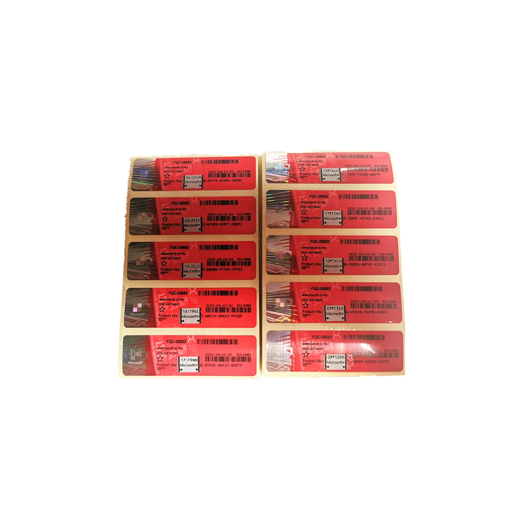 MS Win 10 pro Red sticker 100% Activation license win 10 profession Red sticker original win 10 license
MS Win 10 pro Red sticker 100% Activation license win 10 profession Red sticker original win 10 license
