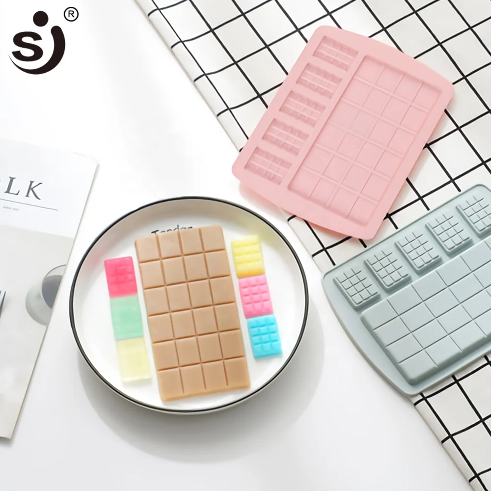 JSC3342 nonstick food grade rectangle shaped waffle mold chocolate mold, Customized color
JSC3342 nonstick food grade rectangle shaped waffle mold chocolate mold, Customized color