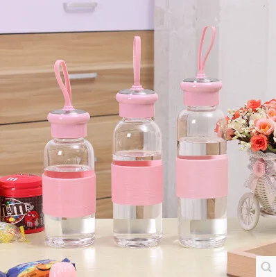 Mikenda Wholesale Custom Candy Color Glass Water Bottle Portable Car Transparent Cup, Can be customized
Mikenda Wholesale Custom Candy Color Glass Water Bottle Portable Car Transparent Cup, Can be customized
