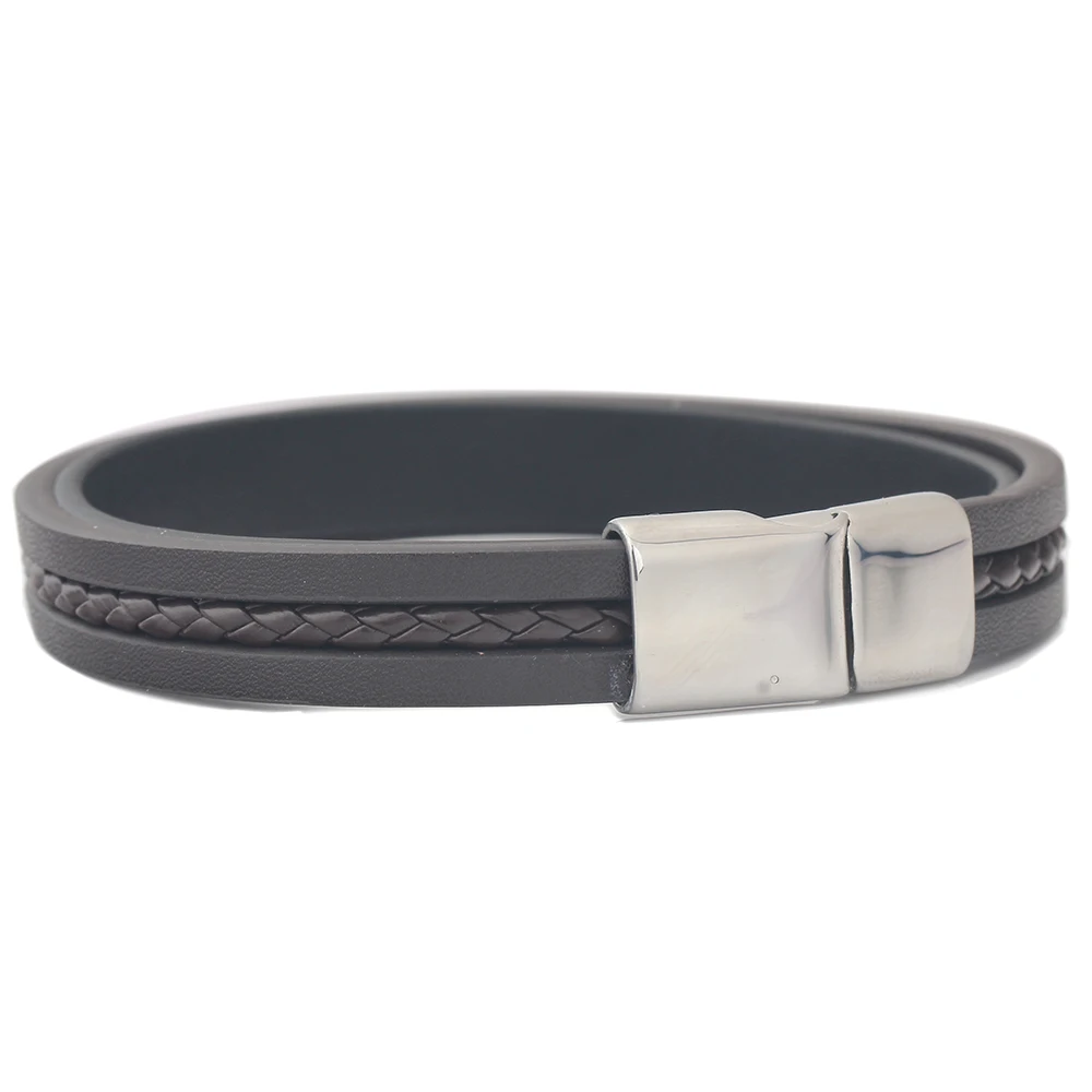 2021 Yiwu Factory Price Stainless Steel Leather Bracelet Wholesale, Customized color
2021 Yiwu Factory Price Stainless Steel Leather Bracelet Wholesale, Customized color