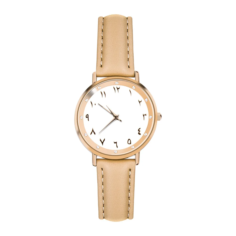 Fashion Women Fashion Leather Strap Watches Luxury Brand Middle East Arabic Number Japanese Movement Waterproof Quartz Watches
Fashion Women Fashion Leather Strap Watches Luxury Brand Middle East Arabic Number Japanese Movement Waterproof Quartz Watches