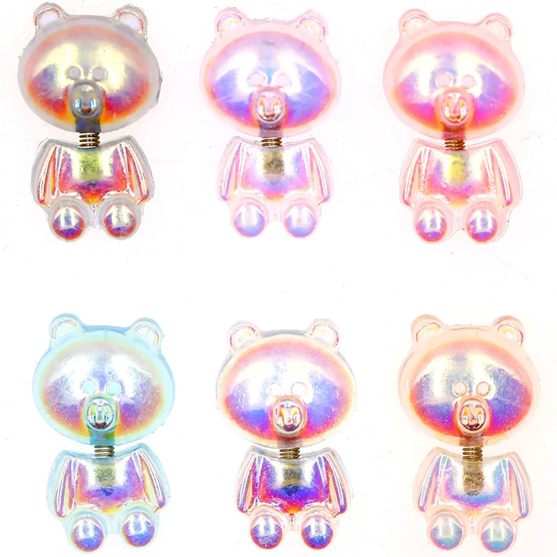 100pcs1 package Acrylic Nail Art DIY Jewelry 3D Dynamic Cartoon Spring Bear Nail Resin Jewelry, 6 colors
100pcs1 package Acrylic Nail Art DIY Jewelry 3D Dynamic Cartoon Spring Bear Nail Resin Jewelry, 6 colors