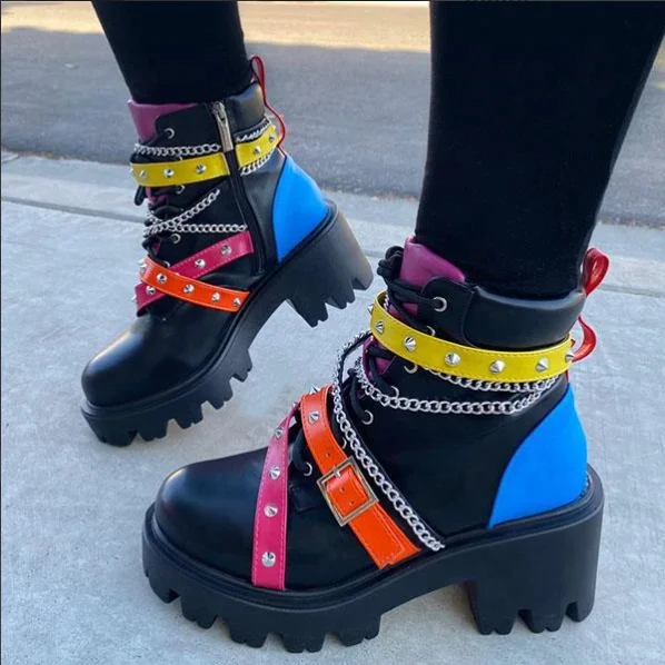 Women fashion classic multicolor metal chain ankle outdoor booties boots shoes party dating shoes factory wholesale, Army green, black
Women fashion classic multicolor metal chain ankle outdoor booties boots shoes party dating shoes factory wholesale, Army green, black