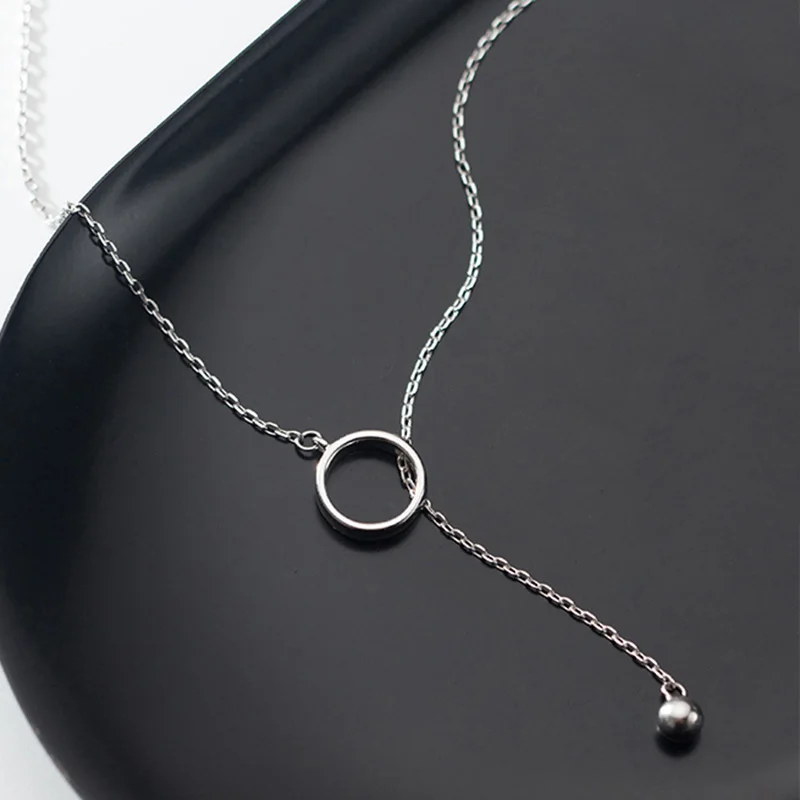wholesale jewellery 925 sterling silver trendy elegant round smooth pendant necklace for women
wholesale jewellery 925 sterling silver trendy elegant round smooth pendant necklace for women