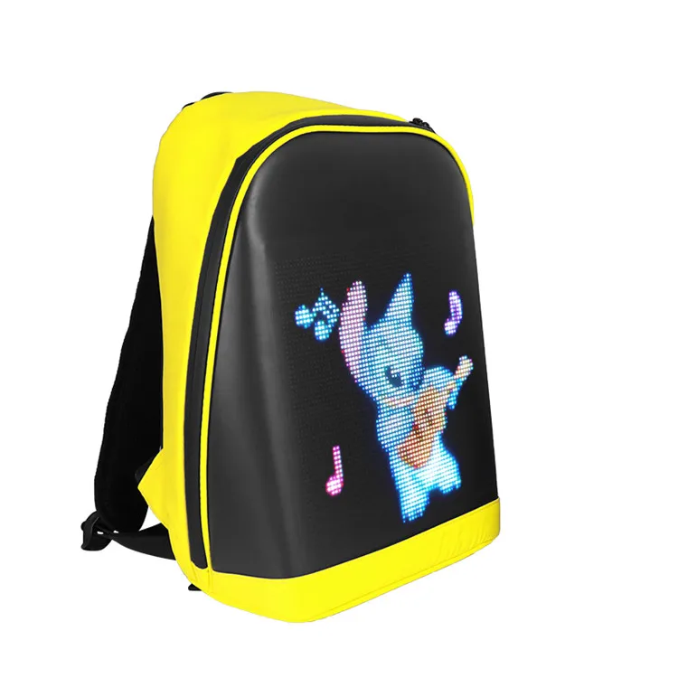England style geometric soft shell led backpack custom logo walking billboard computer interlayer led backpack, Customized color
England style geometric soft shell led backpack custom logo walking billboard computer interlayer led backpack, Customized color