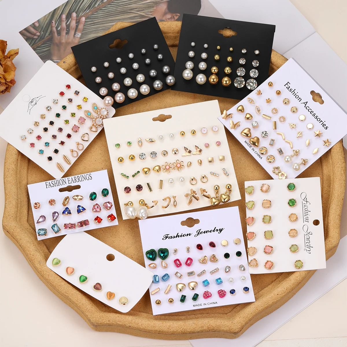Personalized Butterfly Ear Piercing Stud Earring Colorful Zircon Heart Fashion Jewelry Earring Set For Women
Personalized Butterfly Ear Piercing Stud Earring Colorful Zircon Heart Fashion Jewelry Earring Set For Women