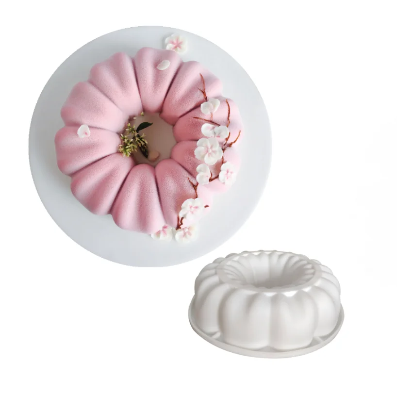 7.5 inch garland silicone cake mold Baking Mould diy Chocolate molds of Cake Tools ,soap mould silicone, White
7.5 inch garland silicone cake mold Baking Mould diy Chocolate molds of Cake Tools ,soap mould silicone, White