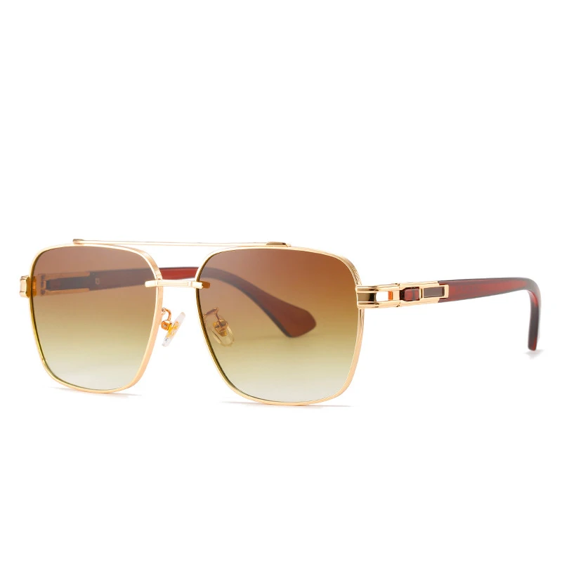 2023 Wholesale New Gradient Color Metal Square Double Bridge Men Chic Uv Sunglasses Tinted Women Gold Frame Sunglasses
2023 Wholesale New Gradient Color Metal Square Double Bridge Men Chic Uv Sunglasses Tinted Women Gold Frame Sunglasses