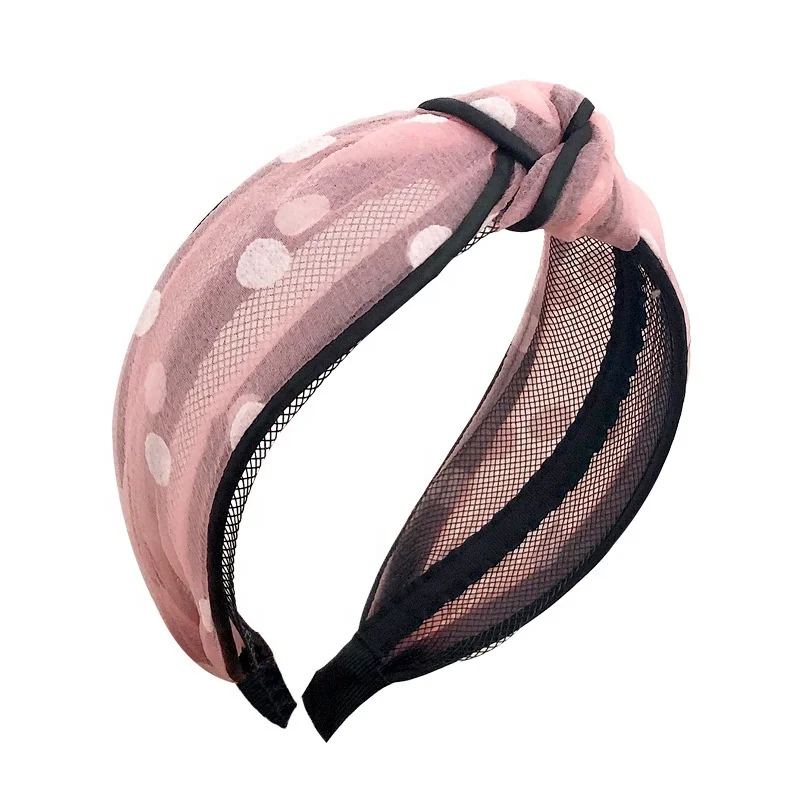 Two Layer Tulle Printed Black Spot Black Blue Red Pink Headwear For Women Simple Hair Hoop Headbands
Two Layer Tulle Printed Black Spot Black Blue Red Pink Headwear For Women Simple Hair Hoop Headbands
