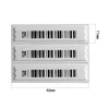 EAS security soft tag 3 chips barcode Adhesive 58khz am dr label for supermarket