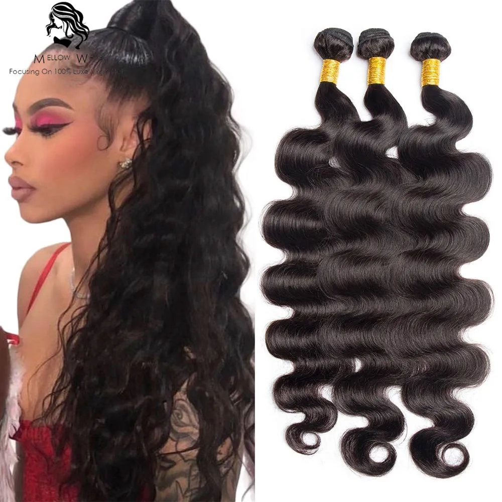 Mellow Waves Malaysian Hair 12A Body Wave Hair Bundles 8-40 Inch 100% Human Hair 3 Bundles Body Weave bundles
Mellow Waves Malaysian Hair 12A Body Wave Hair Bundles 8-40 Inch 100% Human Hair 3 Bundles Body Weave bundles