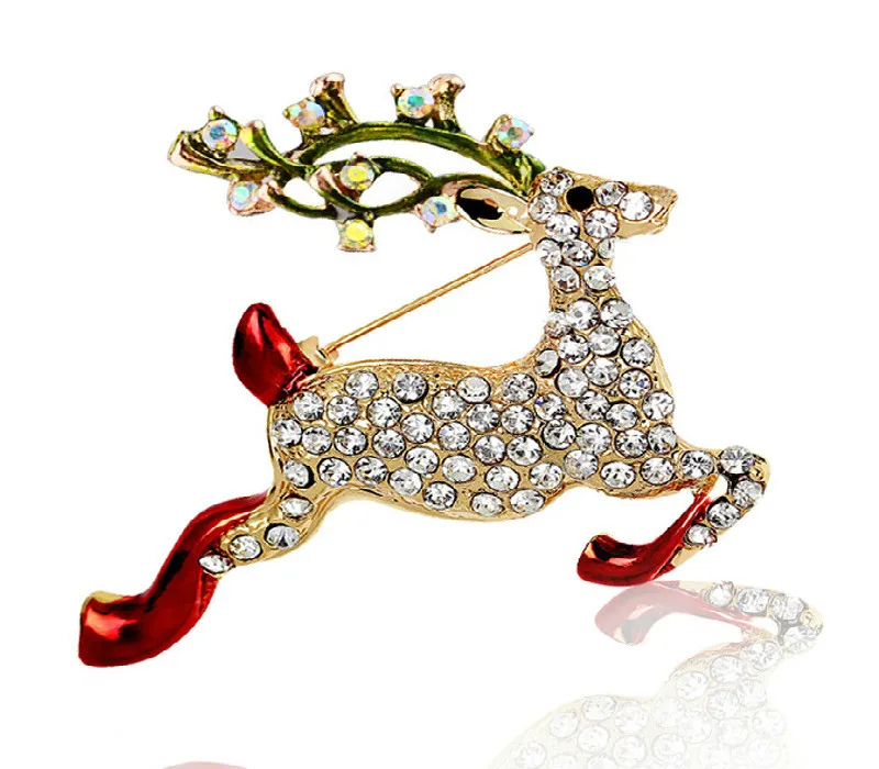 Red rhinestone Christmas deer brooch Christmas gift buckle brooch for fashion woman suit accessory pin
Red rhinestone Christmas deer brooch Christmas gift buckle brooch for fashion woman suit accessory pin