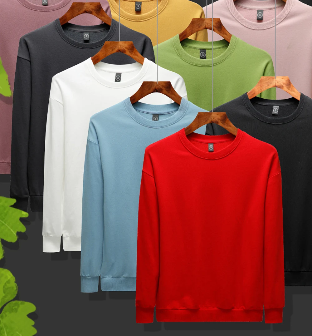 Wholesale High Quality Mens 100% Cotton Custom Printing Embroidery Pullover Sweatshirts, Customized color
Wholesale High Quality Mens 100% Cotton Custom Printing Embroidery Pullover Sweatshirts, Customized color
