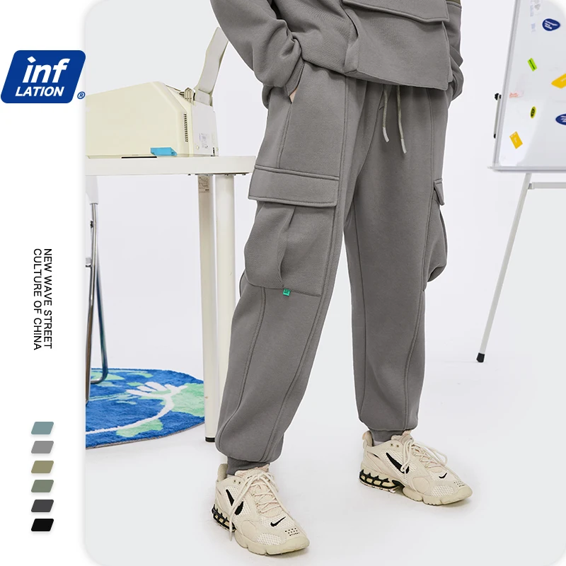 INFLATION Men Thick Fleece Sweatpants Winter Warm Soft Solid Color Loose Fit Men Jogger Sweatpants 3249W20, Black,grey,gray blue,khaki,charcoal,dark gray
INFLATION Men Thick Fleece Sweatpants Winter Warm Soft Solid Color Loose Fit Men Jogger Sweatpants 3249W20, Black,grey,gray blue,khaki,charcoal,dark gray