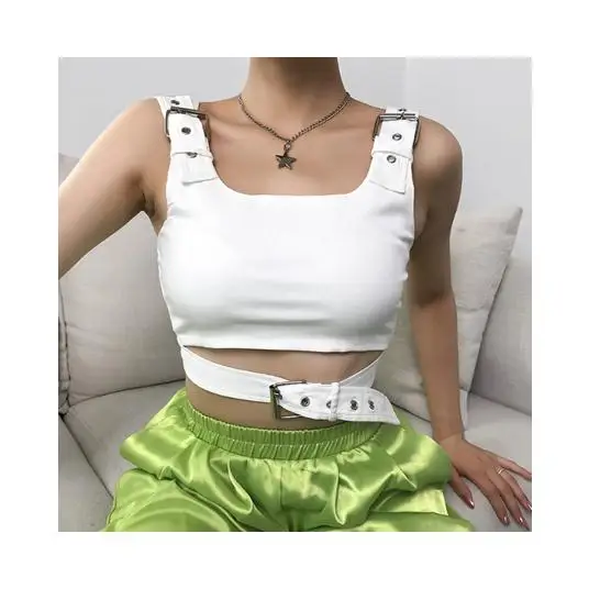 New sexy sleeveless garment irregular shoulder straps buckle hollow women vests blouse womans tank tops
New sexy sleeveless garment irregular shoulder straps buckle hollow women vests blouse womans tank tops