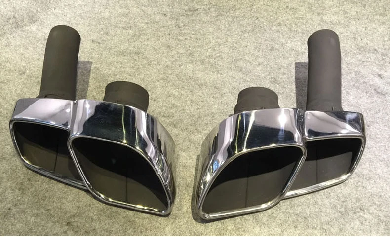 Delicate Muffler Exhaust Pipe System And Tips For Maserati V6 Change To V8 With Valves