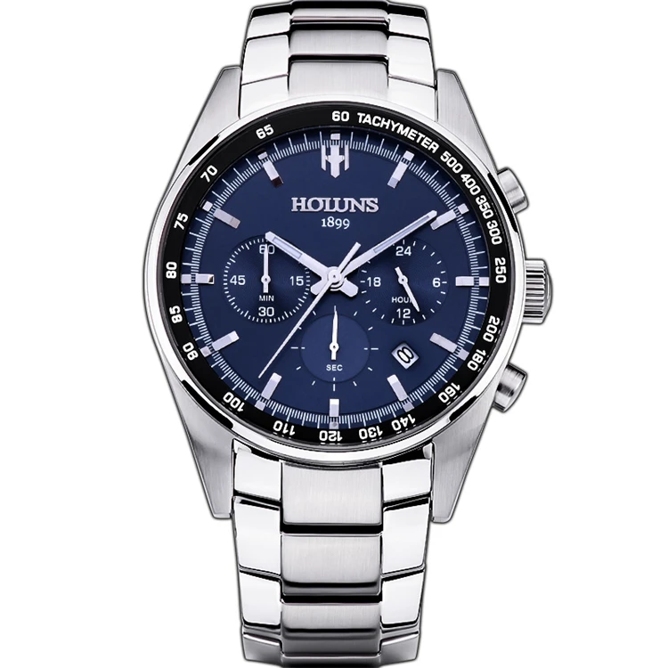 HOLUNS HLS006 Original Luxury Brand Men's Watch Sapphire Mirror Stainless Steel Multifunction Luminous Waterproof Business Gift
HOLUNS HLS006 Original Luxury Brand Men's Watch Sapphire Mirror Stainless Steel Multifunction Luminous Waterproof Business Gift
