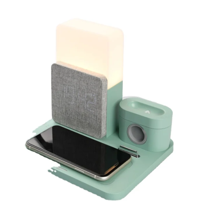 2021 Best Selling Desk Lamp Wireless Charger Night Lamp Digital LED Clock Charging Station
2021 Best Selling Desk Lamp Wireless Charger Night Lamp Digital LED Clock Charging Station