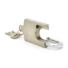 New Key Locks New Fashion Arc Type Shackle Protect Iron Padlock Solid Iron Vane Key Locks